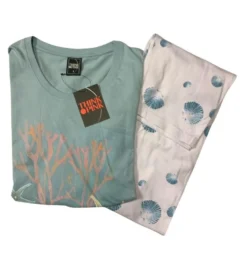 Pigiama Donna 100% Cotone Lungo THINK PINK 2003 Outlet