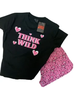 Pigiama Donna Corto 100% Cotone THINK PINK 2010 Outlet