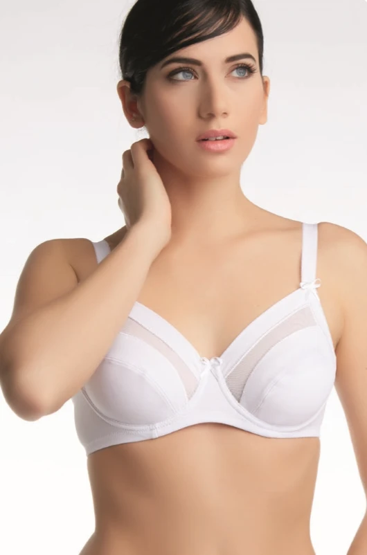 Reggiseno Con Ferretto In Microfibra E Tulle Sempre Donna ART.355 1 Reggiseno Con Ferretto In Microfibra E Tulle Sempre Donna ART.355