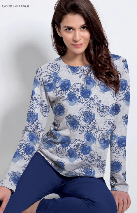 Pigiama Donna Lungo 100% Cotone Jersey Il Granchio Lady 417 Special Price 1 Pigiama Donna Lungo 100% Cotone Jersey Il Granchio Lady 417 Special Price