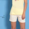 Pigiama Donna Spalla Larga Corto 100% Cotone Miami 73735 Outlet