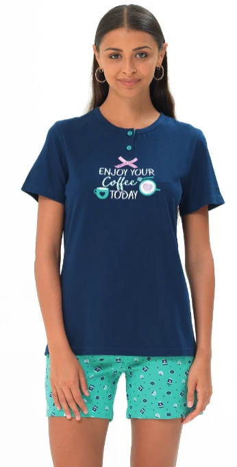 Pigiama Donna M/M Corto 100% Cotone MI-A-MY By Linclalor 74243 Special Price 1 Pigiama Donna M/M Corto 100% Cotone MI-A-MY By Linclalor 74243 Special Price