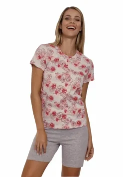 Pigiama Donna Corto 100% Cotone IL GRANCHIO Lady 817 Special Price
