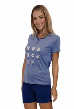 Pigiama Donna Corto 100% Cotone IL GRANCHIO Lady 821 Special Price