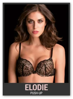 Reggiseno Imbottito Push-Up In Pizzo Coppa Graduata Love And Bra Art. Elodie