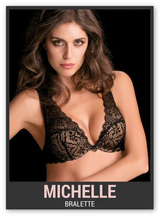 Reggiseno Bralette Con Ferretto In Pizzo LoveandBra Art.Michelle 1 Reggiseno Bralette Con Ferretto In Pizzo LoveandBra Art.Michelle