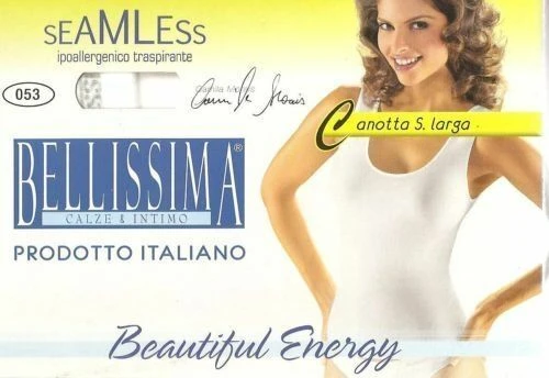 Canottiera Donna Spalla Larga Bellissima Art 053 2 Canottiera Donna Spalla Larga Bellissima Art 053 - immagine 2