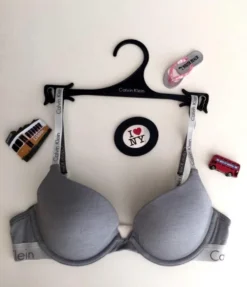 Reggiseno Balconcino Imbottito In Microfibra Calvin Klein Outlet